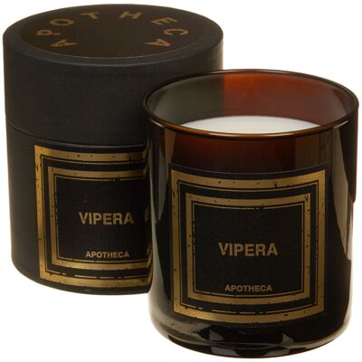 Apotheca - Bougie parfumée Vipera au Musc Oriental - 1 mèche 50h OS - Publicité Apotheca - Bougie parfumée Vipera au Musc Oriental - 1 mèche 50h OS - Publicité