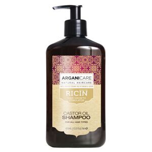 Arganicare Shampooing accélérateur de croissance à l'huile de Ricin Bio tous types de cheveux - 400 ml T.U