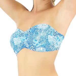 Janine Robin - Haut Bandeau Liscia bleu T.100D/E - Publicité Janine Robin - Haut Bandeau Liscia bleu T.100D/E - Publicité
