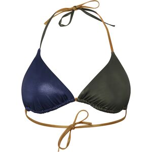 Tatiane de Freitas - Haut de maillot de bain triangle Attachante vert/bleu L - Publicité Tatiane de Freitas - Haut de maillot de bain triangle Attachante vert/bleu L - Publicité