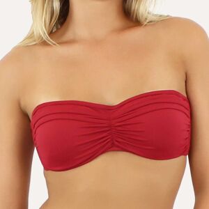 Janine Robin - Haut de maillot de bain bandeau Grace rouge T.95D/E - Publicité Janine Robin - Haut de maillot de bain bandeau Grace rouge T.95D/E - Publicité