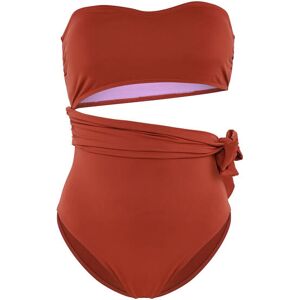 Tatiane de Freitas - Maillot de bain cache cache brun M - Publicité Tatiane de Freitas - Maillot de bain cache cache brun M - Publicité