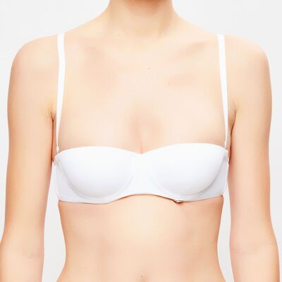 La Perla - Haut de maillot bandeau push-up Swim-Essence blanc T.42/A - Publicité La Perla - Haut de maillot bandeau push-up Swim-Essence blanc T.42/A - Publicité