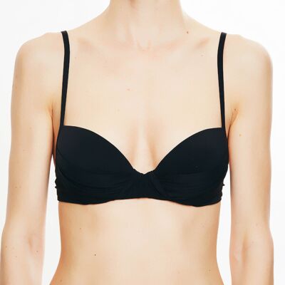 La Perla - Haut de maillot de bain avec armatures paddé Lucky noir T.80B - Publicité La Perla - Haut de maillot de bain avec armatures paddé Lucky noir T.80B - Publicité