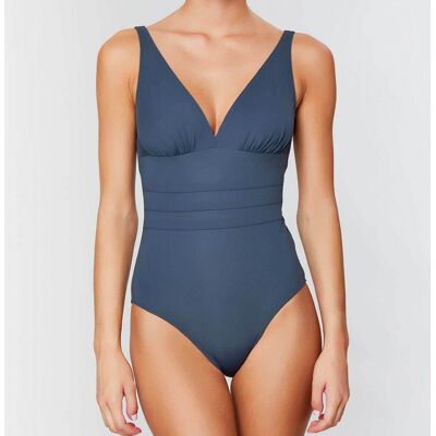 Janine Robin - Maillot de bain 1 pièce soft Addict gris 38 - Publicité Janine Robin - Maillot de bain 1 pièce soft Addict gris 38 - Publicité