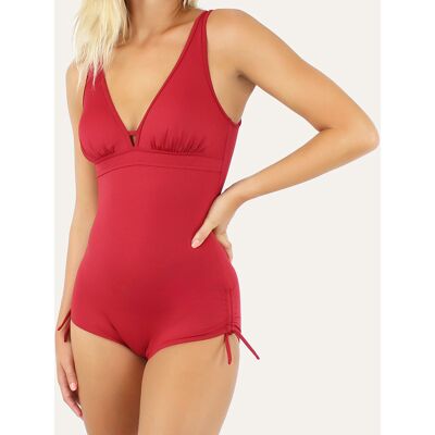 Janine Robin - Maillot de bain 1 Pièce ajustable Grace rouge 48 - Publicité Janine Robin - Maillot de bain 1 Pièce ajustable Grace rouge 48 - Publicité