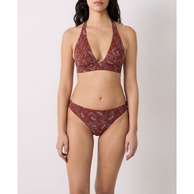 Etam - Bas de bikini Charliz imprimé fond marron 36 - Publicité Etam - Bas de bikini Charliz imprimé fond marron 36 - Publicité