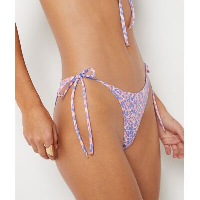 Etam - Bas de bikini nouette Rosalia SPE imprimé fond mauve. 40 - Publicité Etam - Bas de bikini nouette Rosalia SPE imprimé fond mauve. 40 - Publicité
