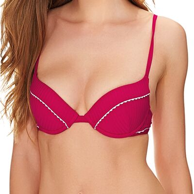 Huit - Haut de Maillot Magic Air Absolutely Chic framboise 95 D - Publicité Huit - Haut de Maillot Magic Air Absolutely Chic framboise 95 D - Publicité