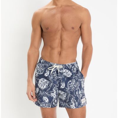 Gant - Short de Bain à fleurs bleu/blanc S - Publicité Gant - Short de Bain à fleurs bleu/blanc S - Publicité