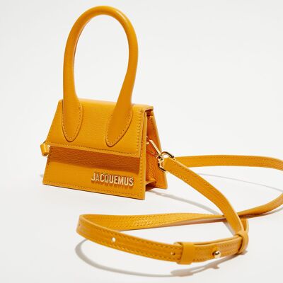 Jacquemus - Micro sac à main en Cuir Le Chiquito orange - 12x9 cm OS - Publicité Jacquemus - Micro sac à main en Cuir Le Chiquito orange - 12x9 cm OS - Publicité
