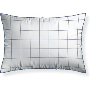 Victor & Hugo - Set de 2 taies d'oreiller satin de coton - Caroline Blanc/Bleu - 2x(50x70 cm) 50x70 cm - Publicité Victor & Hugo - Set de 2 taies d'oreiller satin de coton - Caroline Blanc/Bleu - 2x(50x70 cm) 50x70 cm - Publicité