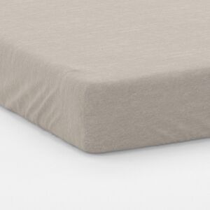 Victor & Hugo - Drap-housse satin de coton - Uni Taupe 05 90x200 cm - Publicité Victor & Hugo - Drap-housse satin de coton - Uni Taupe 05 90x200 cm - Publicité