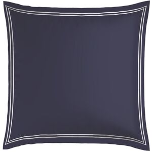 Victor & Hugo - Set de 2 taies d'oreiller satin de coton - Cannes Blanc/Bleu fonce 50x70 cm - Publicité Victor & Hugo - Set de 2 taies d'oreiller satin de coton - Cannes Blanc/Bleu fonce 50x70 cm - Publicité