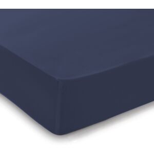 Victor & Hugo - Drap-housse satin de coton - Uni Bleu 11 90x200 cm - Publicité Victor & Hugo - Drap-housse satin de coton - Uni Bleu 11 90x200 cm - Publicité