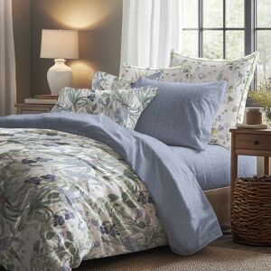 Victor & Hugo - Parure maxi drap plat + drap-housse + taies carrées satin de coton - Jardin du paradis Blanc 160x200 cm - Publicité Victor & Hugo - Parure maxi drap plat + drap-housse + taies carrées satin de coton - Jardin du paradis Blanc 160x200 cm - Publicité