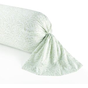 Victor & Hugo - Taie de traversin satin de coton - Feuilles d'amour Vert - 43x210 cm OS - Publicité Victor & Hugo - Taie de traversin satin de coton - Feuilles d'amour Vert - 43x210 cm OS - Publicité