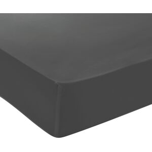 Victor & Hugo - Drap-housse satin de coton - Uni Gris 03 140x200 cm - Publicité Victor & Hugo - Drap-housse satin de coton - Uni Gris 03 140x200 cm - Publicité