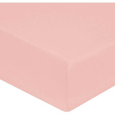 United by PDC - Drap housse 100% Satin de Coton bonnet 30 cm rose poudré 90x200 cm - Publicité United by PDC - Drap housse 100% Satin de Coton bonnet 30 cm rose poudré 90x200 cm - Publicité