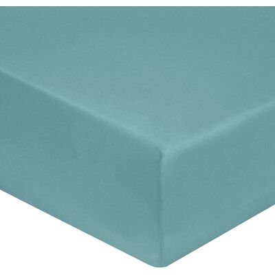 United by PDC - Drap housse 100% Satin de Coton bonnet 30 cm céladon 200x200 cm - Publicité United by PDC - Drap housse 100% Satin de Coton bonnet 30 cm céladon 200x200 cm - Publicité