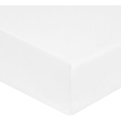 United by PDC - Drap housse 100% Percale de Coton bonnet 30 cm blanc 200x200 cm - Publicité United by PDC - Drap housse 100% Percale de Coton bonnet 30 cm blanc 200x200 cm - Publicité