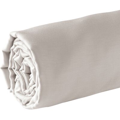 Christian Laurier - Drap-housse satin de coton Uni taupe 05 90x200 cm - Publicité Christian Laurier - Drap-housse satin de coton Uni taupe 05 90x200 cm - Publicité