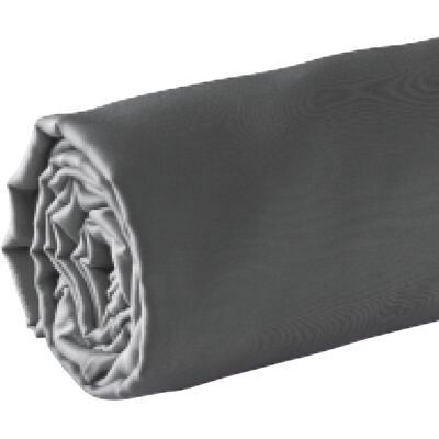 Christian Laurier - Drap-housse satin de coton gris 02 140x200 cm - Publicité Christian Laurier - Drap-housse satin de coton gris 02 140x200 cm - Publicité
