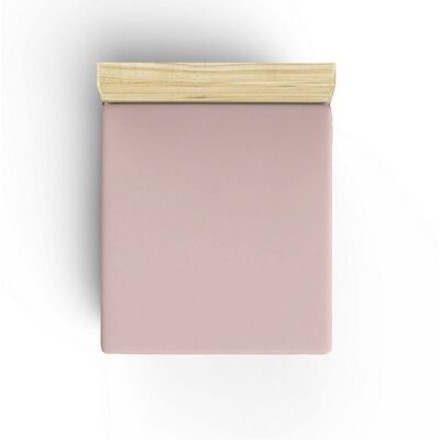 Elizabed - Drap-housse Ranforce King en coton rose poudré 160x200 cm - Publicité Elizabed - Drap-housse Ranforce King en coton rose poudré 160x200 cm - Publicité