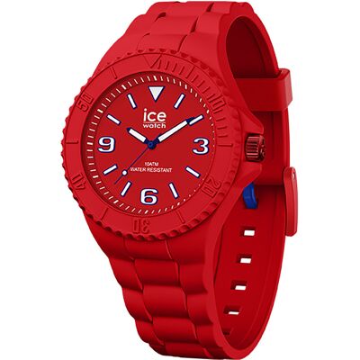 Ice-watch - Montre Homme en Silicone Ice Generation Medium 3H rouge OS - Publicité Ice-watch - Montre Homme en Silicone Ice Generation Medium 3H rouge OS - Publicité