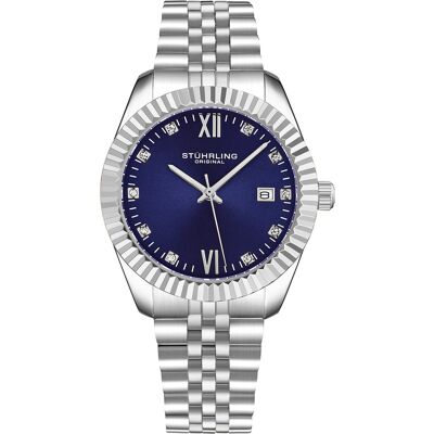 Stuhrling - Montre Femme en Acier Quartz Gamine argentée OS - Publicité Stuhrling - Montre Femme en Acier Quartz Gamine argentée OS - Publicité