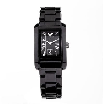 Emporio Armani - Montre Femme en Céramique noire OS - Publicité Emporio Armani - Montre Femme en Céramique noire OS - Publicité
