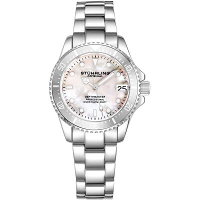Stuhrling - Montre Femme en Acier Quartz Symphony argentée OS - Publicité Stuhrling - Montre Femme en Acier Quartz Symphony argentée OS - Publicité