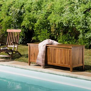 GARDENA Hanna Coffre de jardin en teck huilé - Publicité GARDENA Hanna Coffre de jardin en teck huilé - Publicité