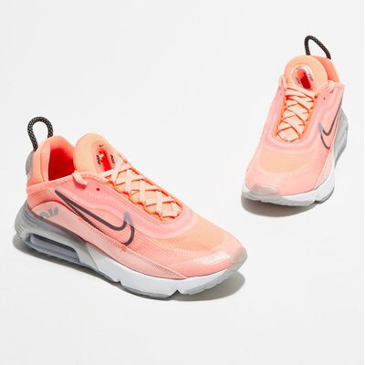 Nike - Baskets AirMax orange/rose 38,5 - Publicité Nike - Baskets AirMax orange/rose 38,5 - Publicité