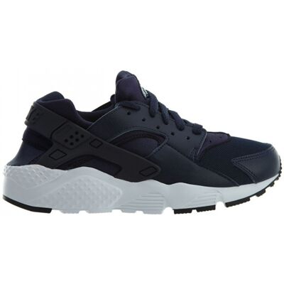 Nike - Baskets en Cuir & Mesh Huarache Gs blau marine/noir 36 - Publicité Nike - Baskets en Cuir & Mesh Huarache Gs blau marine/noir 36 - Publicité