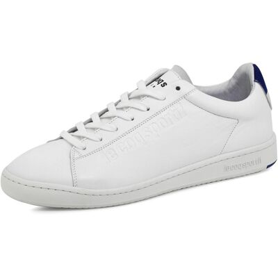 Le Coq Sportif - Sneakers en Cuir Blazon Sport Made in France blanc/bleu/rouge 36 - Publicité Le Coq Sportif - Sneakers en Cuir Blazon Sport Made in France blanc/bleu/rouge 36 - Publicité