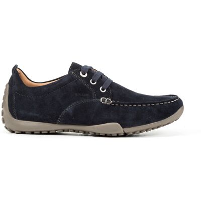 Geox - Mocassins en cuir suédé Drive Snake bleu marine 39 - Publicité Geox - Mocassins en cuir suédé Drive Snake bleu marine 39 - Publicité