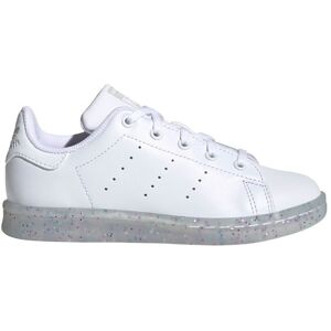 Adidas - Baskets en Cuir Stan Smith Paillettes blanches Blanc - Publicité