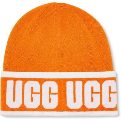 Ugg - Bonnet Graphic orange OS - Publicité Ugg - Bonnet Graphic orange OS - Publicité