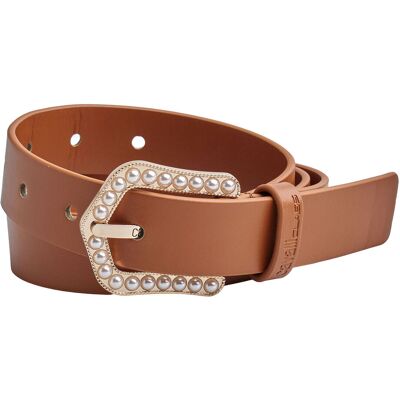 Cavalli Class - Ceinture réversible avec boucle amovible CCBT0021 beige/marron T.85 - Publicité Cavalli Class - Ceinture réversible avec boucle amovible CCBT0021 beige/marron T.85 - Publicité