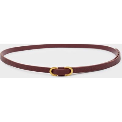 Nali - Ceinture Joséphine en cuir rouge OS - Publicité Nali - Ceinture Joséphine en cuir rouge OS - Publicité
