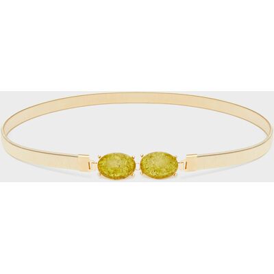 Nali - Ceinture élastique helis boucle en résine jaune OS - Publicité Nali - Ceinture élastique helis boucle en résine jaune OS - Publicité