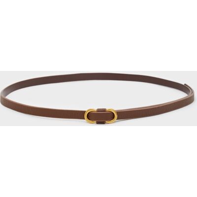 Nali - Ceinture Josephine en cuir marron OS - Publicité Nali - Ceinture Josephine en cuir marron OS - Publicité