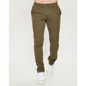Quiksilver - Pantalon chino slim Flex kaki foncé 36 - Publicité Quiksilver - Pantalon chino slim Flex kaki foncé 36 - Publicité