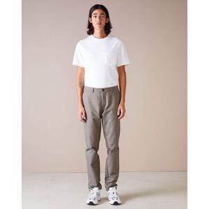 Bellerose - Pantalon chino slim Porths micro carreaux taupe 40 - Publicité Bellerose - Pantalon chino slim Porths micro carreaux taupe 40 - Publicité