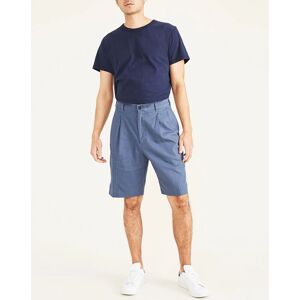 Dockers - Bermuda en Lin & Coton Original bleu moyen 32 - Publicité Dockers - Bermuda en Lin & Coton Original bleu moyen 32 - Publicité