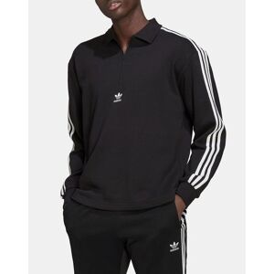 Adidas - Polo ample zippé noir Noir - Publicité
