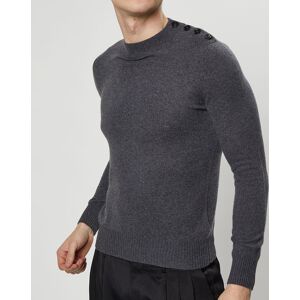 Galeries Lafayette - Pull en Cachemire & Laine Mesailor col rond gris foncé XXL - Publicité Galeries Lafayette - Pull en Cachemire & Laine Mesailor col rond gris foncé XXL - Publicité