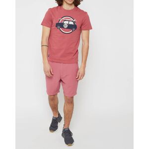 Oxbow - Short chino Ohm Sursocker rayé rouge délavé 38 - Publicité Oxbow - Short chino Ohm Sursocker rayé rouge délavé 38 - Publicité