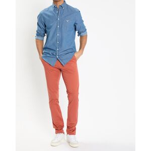 Gant - Pantalon chino Slim Fit uni orange moyen T.42/L34 - Publicité Gant - Pantalon chino Slim Fit uni orange moyen T.42/L34 - Publicité
